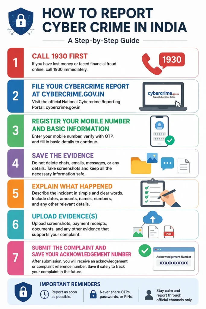 7 Steps to report cyber crime in India